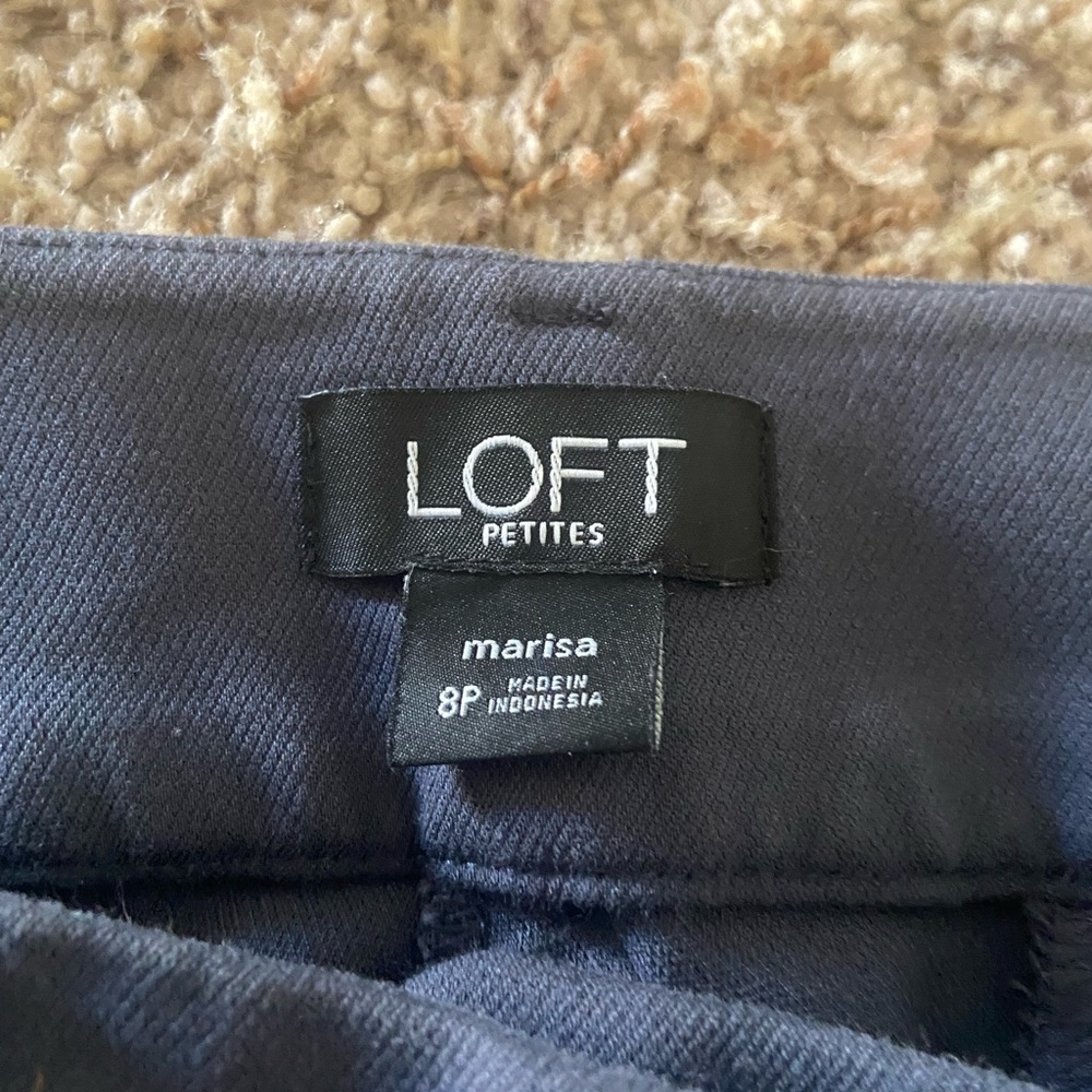 Loft cropped work dress pants